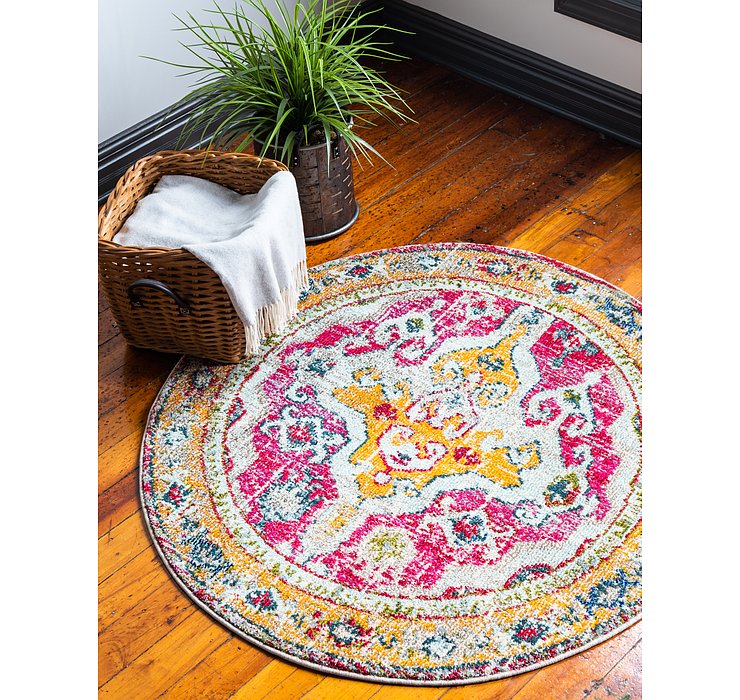 4' x 4' Carnevale Round Rug