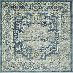 Unique Loom 6' x 6' Oslo Square Rug
