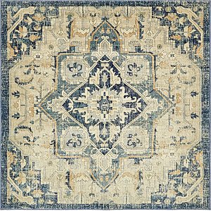Unique Loom 6' x 6' Oslo Square Rug