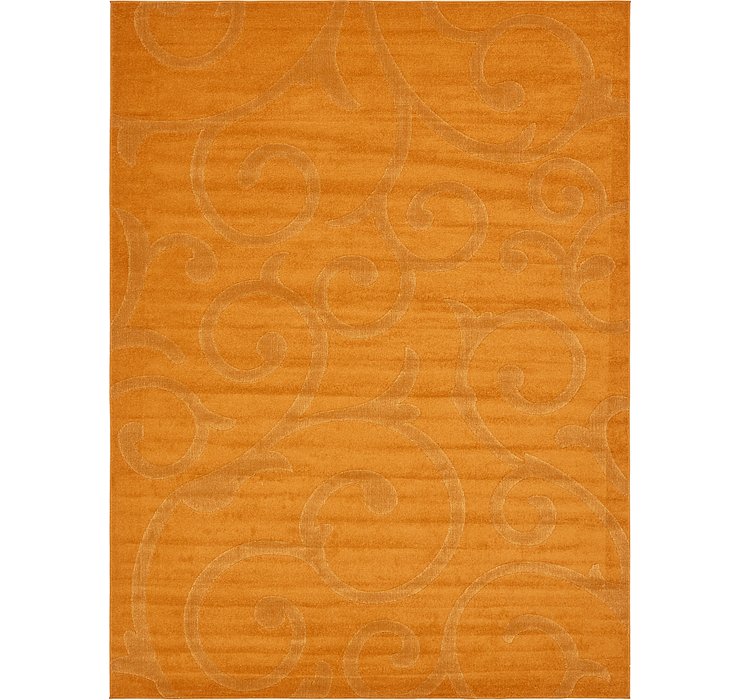 9' x 12' Floral Frieze Rug