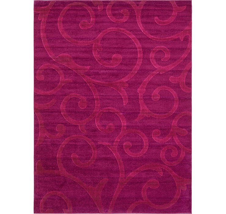 9' x 12' Floral Frieze Rug