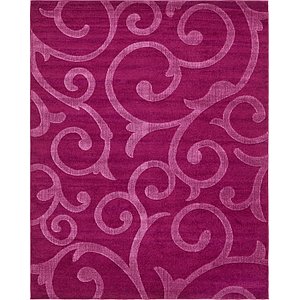 8' x 10' Floral Frieze Rug