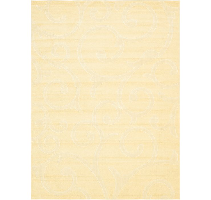 9' x 12' Floral Frieze Rug