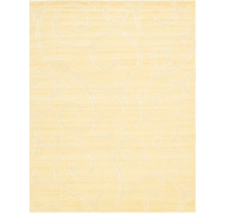 8' x 10' Floral Frieze Rug