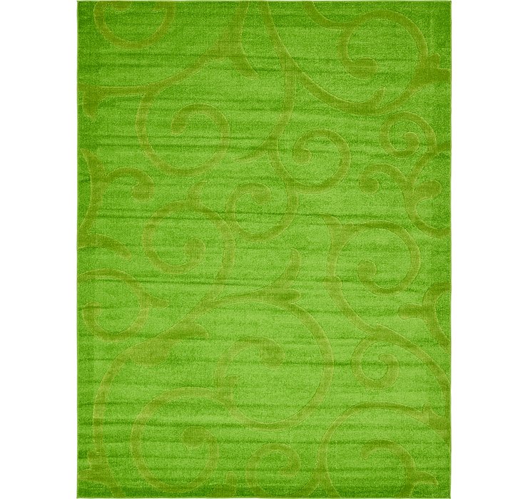 9' x 12' Floral Frieze Rug