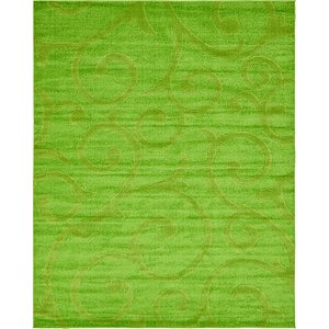 8' x 10' Floral Frieze Rug