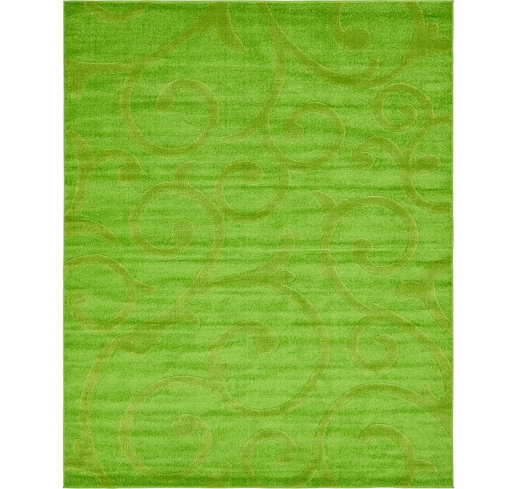 8' x 10' Floral Frieze Rug