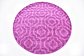 4' x 4' Trellis Frieze Round Rug thumbnail image 2