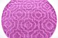 4' x 4' Trellis Frieze Round Rug thumbnail image 3