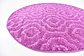 4' x 4' Trellis Frieze Round Rug thumbnail image 5