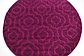 4' x 4' Trellis Frieze Round Rug thumbnail image 3