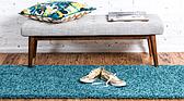 2' 2 x 6' 5 Solid Shag Runner Rug thumbnail