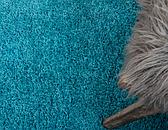2' 2 x 6' 5 Solid Shag Runner Rug thumbnail