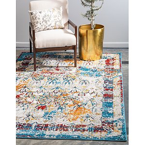 Unique Loom 5' x 8' Rosso Rug