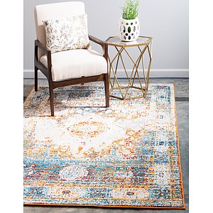 Unique Loom 4' x 6' Rosso Rug
