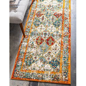 Unique Loom 2' 7 x 10' Rosso Runner Rug