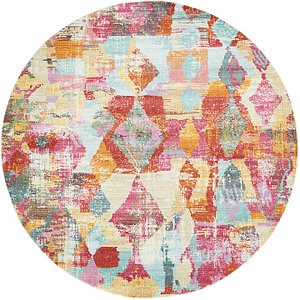 Unique Loom 8' 2 x 8' 2 Native Round Rug