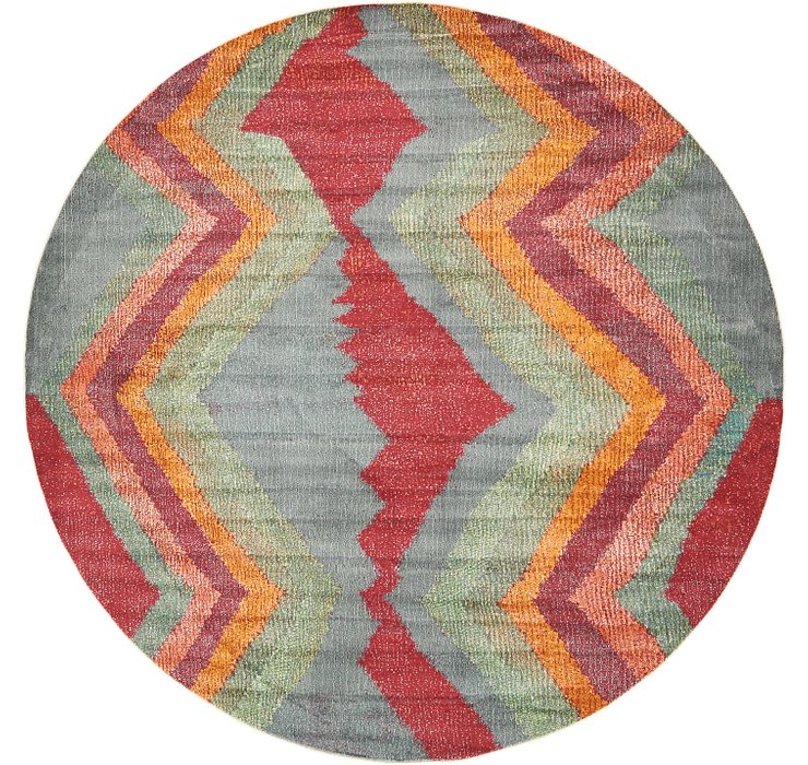 8' 2 x 8' 2 Tribe Round Rug