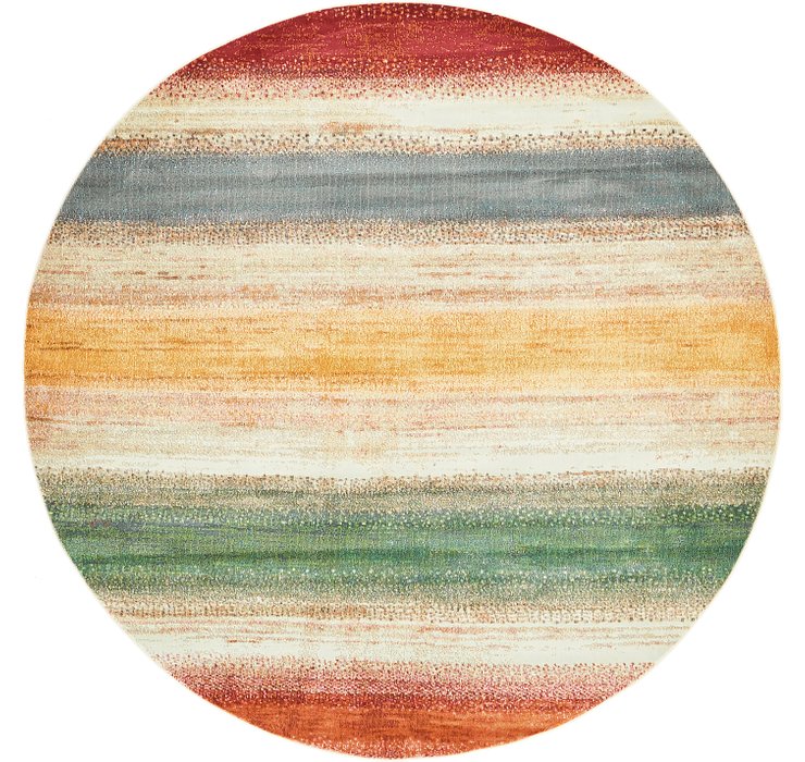 8' 2 x 8' 2 Tribe Round Rug