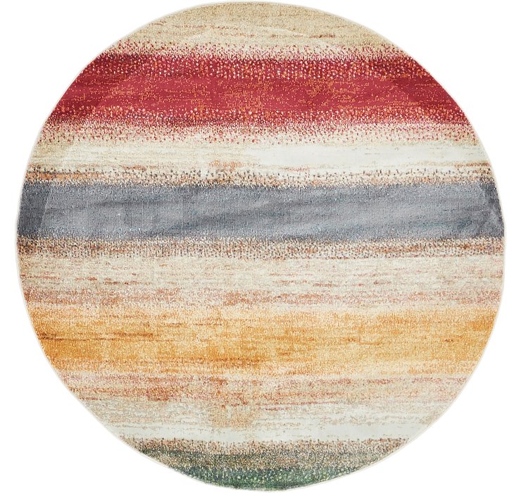 5' 5 x 5' 5 Tribe Round Rug
