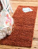 2' 6 x 13' Solid Shag Runner Rug thumbnail