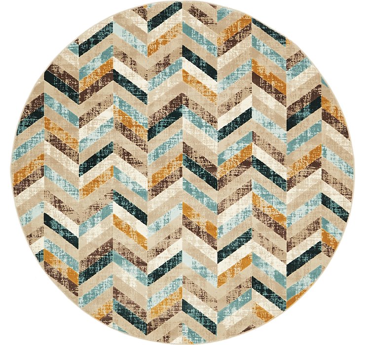 6' x 6' Mirage Round Rug