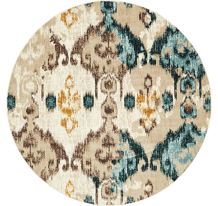 6' x 6' Mirage Round Rug