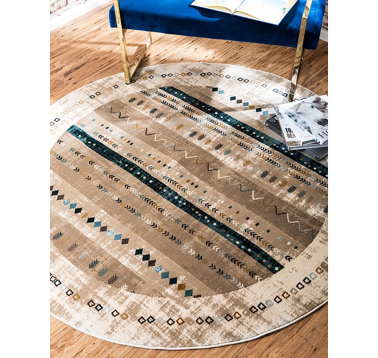 6' x 6' Mirage Round Rug