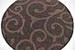 6' x 6' Outdoor Botanical Round Rug thumbnail