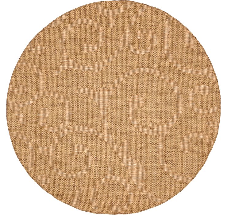 6' x 6' Outdoor Botanical Round...