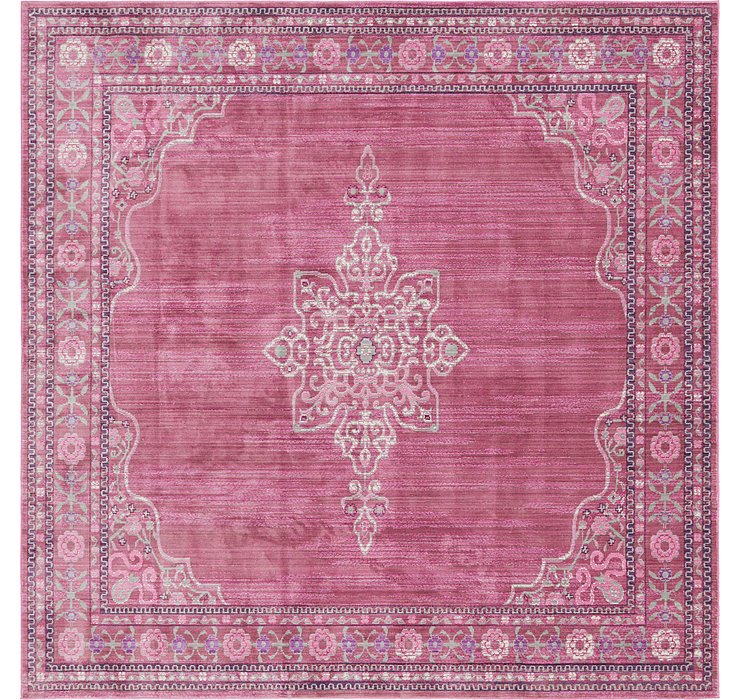 8' x 8' Aqua Square Rug