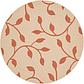 183cm x 183cm Outdoor Botanical Round Rug thumbnail image 1