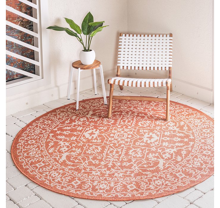 6' x 6' Outdoor Botanical Round...