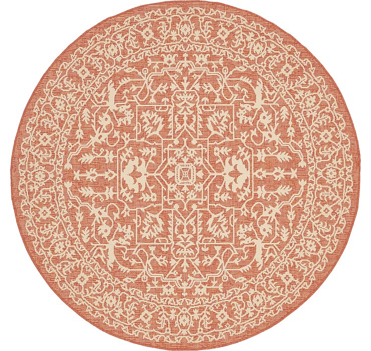 6' x 6' Outdoor Botanical Round...
