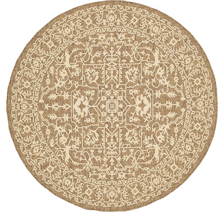 6' x 6' Outdoor Botanical Round...