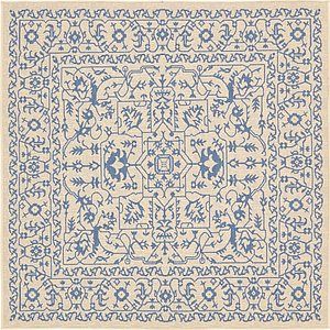 Unique Loom 6' x 6' Outdoor Botanical Squar...