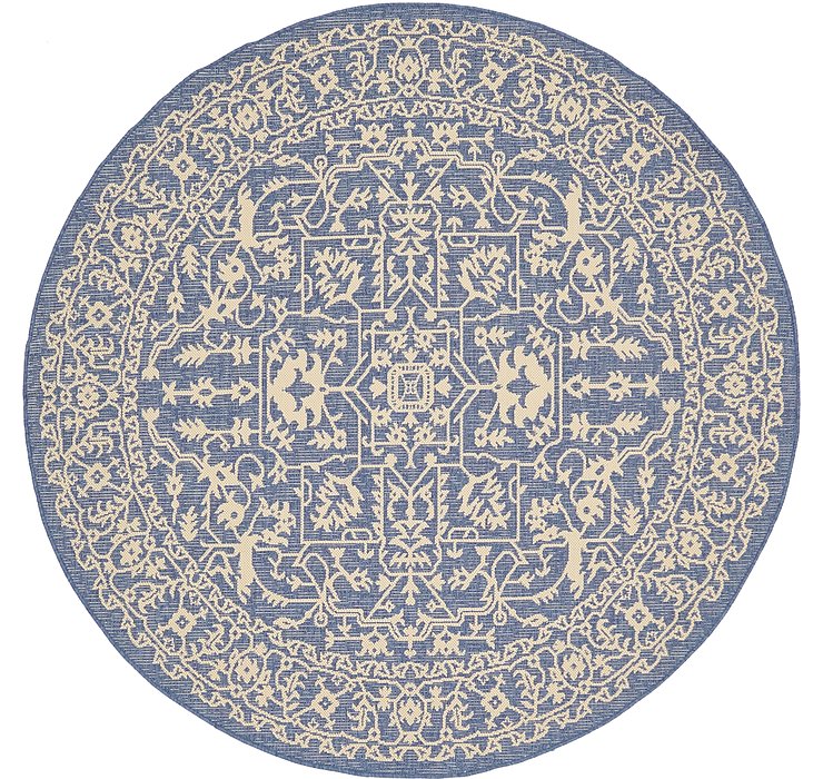 6' x 6' Outdoor Botanical Round...