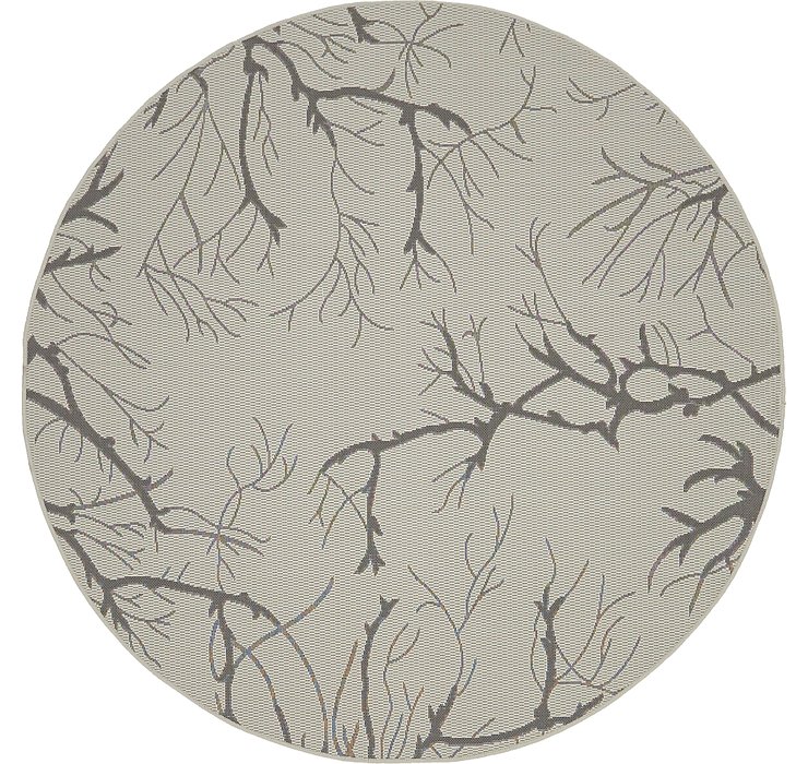 6' x 6' Outdoor Botanical Round...