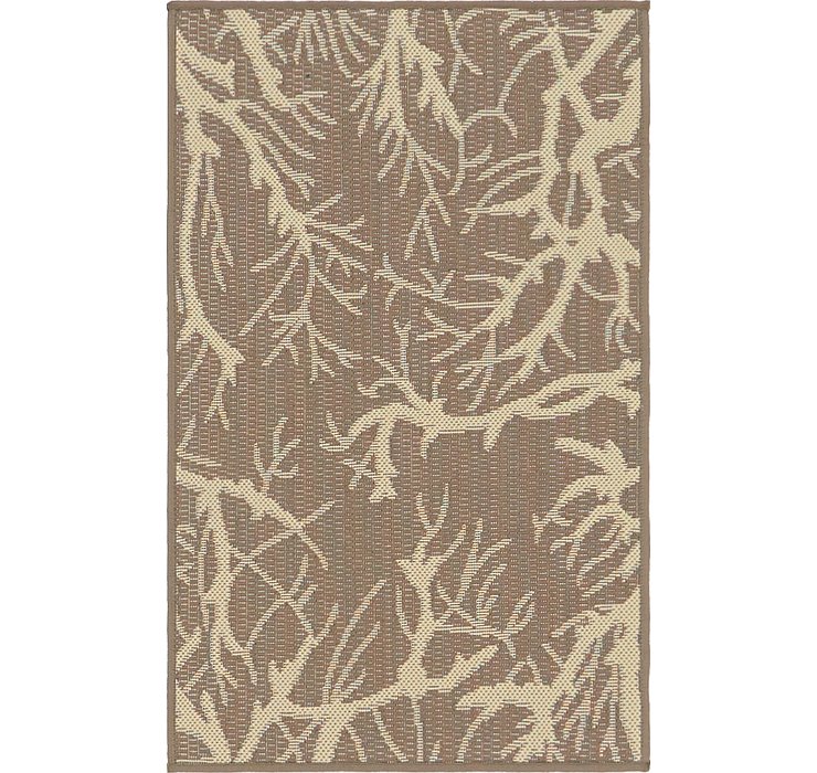 2' x 3' Outdoor Botanical Rug