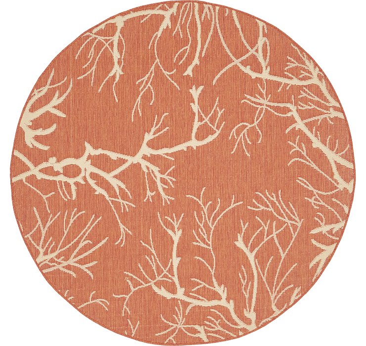 6' x 6' Outdoor Botanical Round...