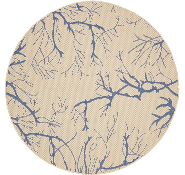 6' x 6' Outdoor Botanical Round...