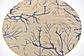 6' x 6' Outdoor Botanical Round Rug thumbnail