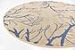 6' x 6' Outdoor Botanical Round Rug thumbnail