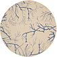 6' x 6' Outdoor Botanical Round Rug thumbnail