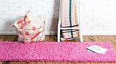 75cm x 500cm Solid Shag Runner Rug thumbnail image 3
