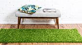 2' 6 x 16' 5 Solid Shag Runner Rug thumbnail