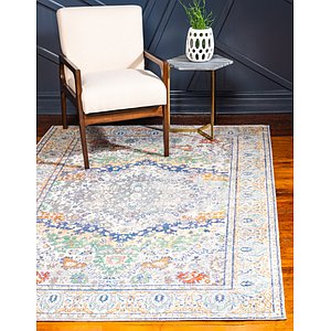 9' x 12' Aqua Rug