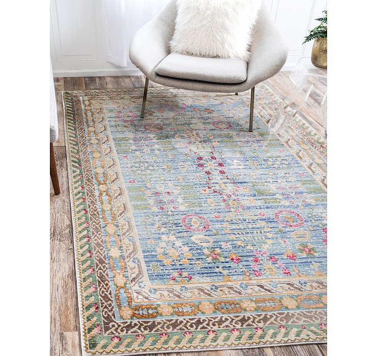 122cm x 183cm Aqua Rug
