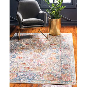 5' x 8' Aqua Rug