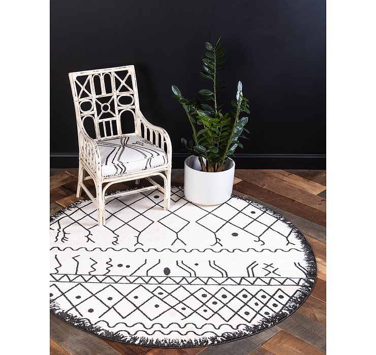 6' x 6' Tangier Round Rug